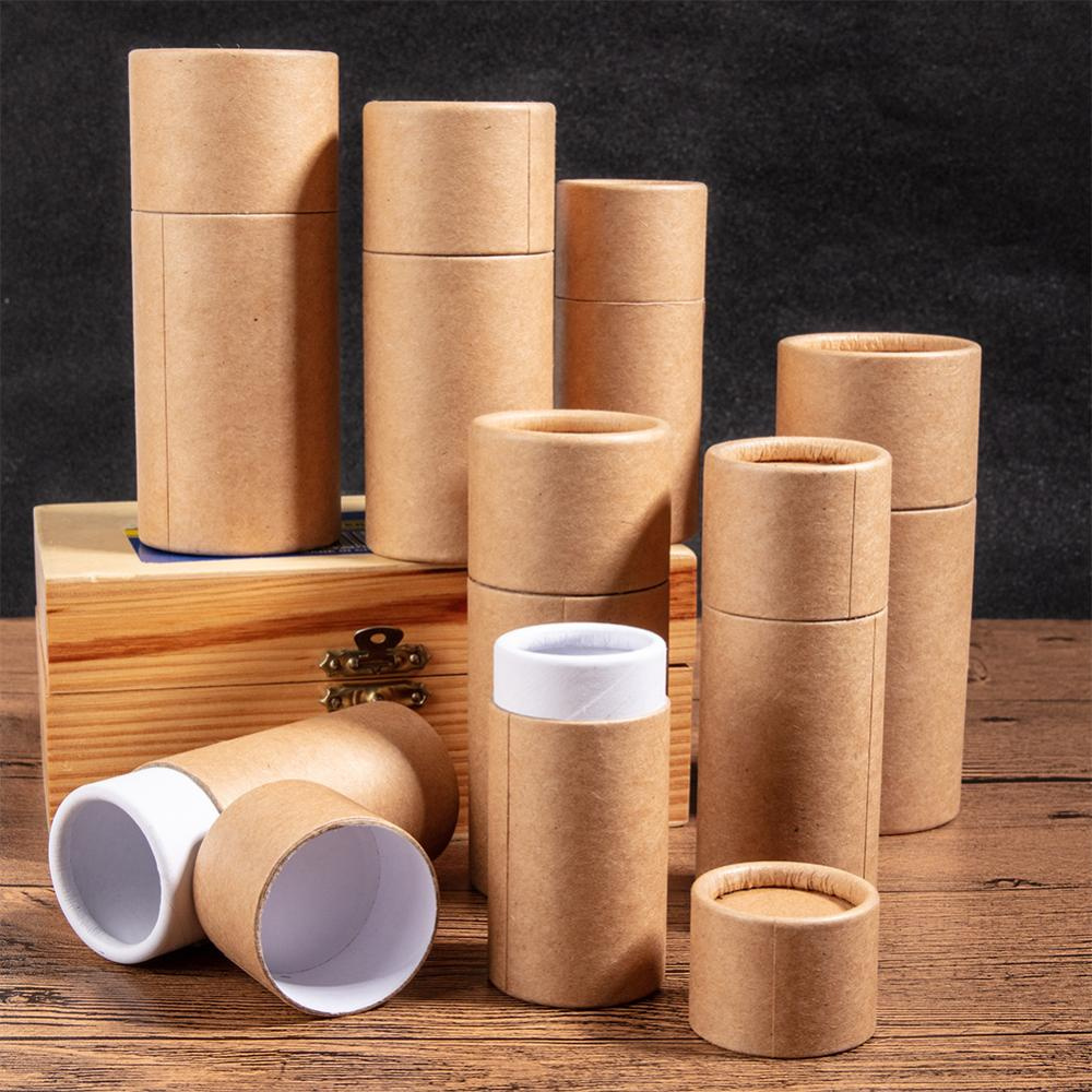Boîte ronde en papier, Tubes Kraft en carton, cylindre cadeau