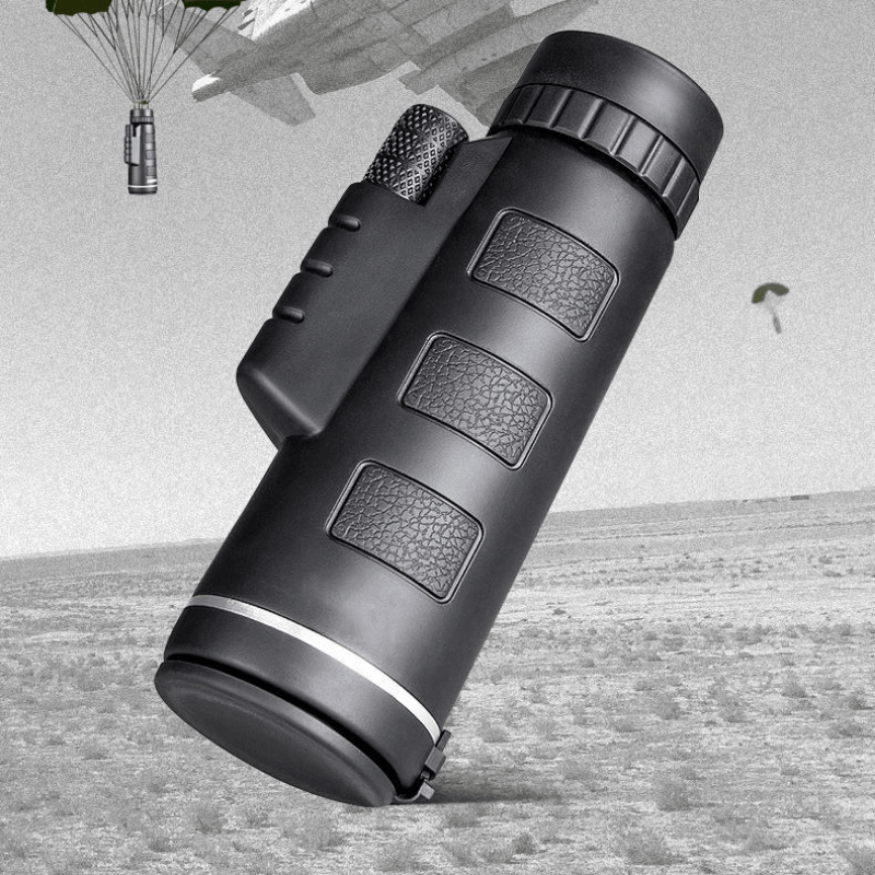 Binoculares potentes portátiles con zoom de 30 x 60, telescopio de largo  alcance, telescopio de alta potencia, visión nocturna impermeable para caza  y