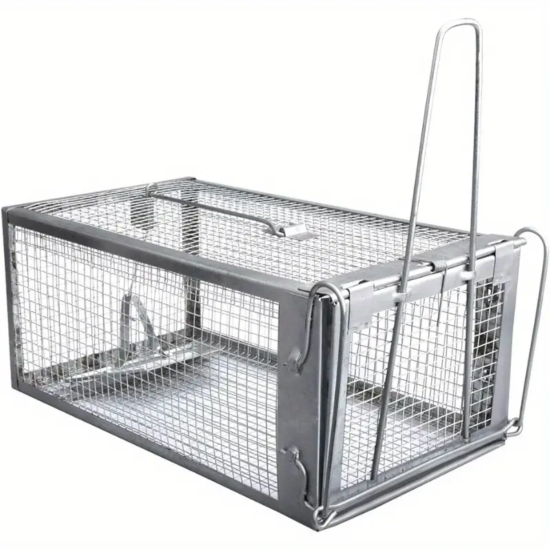 Rat Cage Trap, Catch Live Mice & Rats, Humane Mouse Traps & Rat Traps, Great for Indoors & Outdoors, Home & Animal Friendly Reusable Rat, Mouse