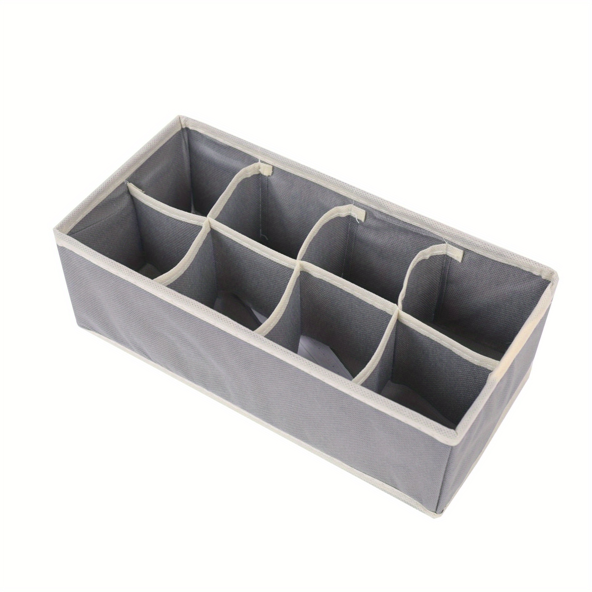 Sock Underwear Organizer Dividers,Drawer Organizers Fabric Foldable Cabinet Closet  Organizers and Storage Boxes for Storing Socks, Underwear, Ties