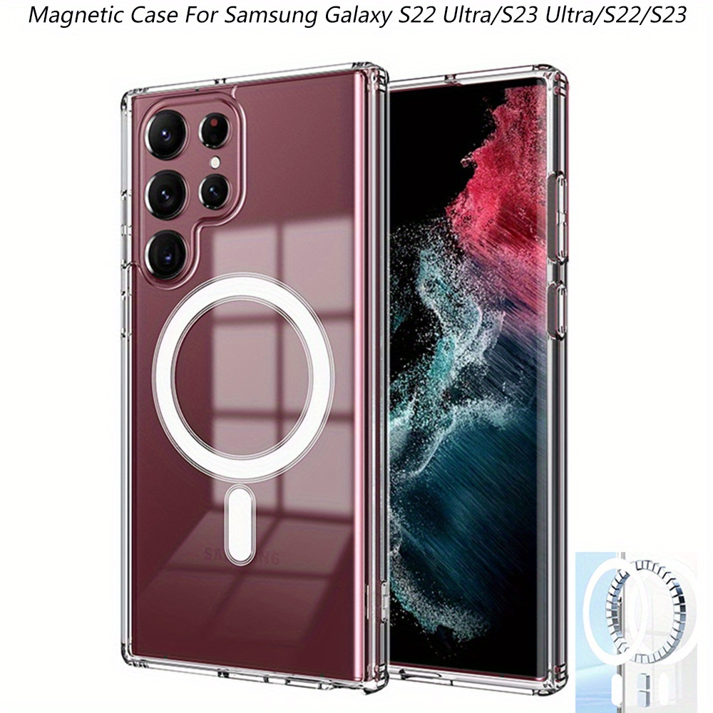 Funda transparente Premium con Magnetic para Samsung Galaxy S22 Plus