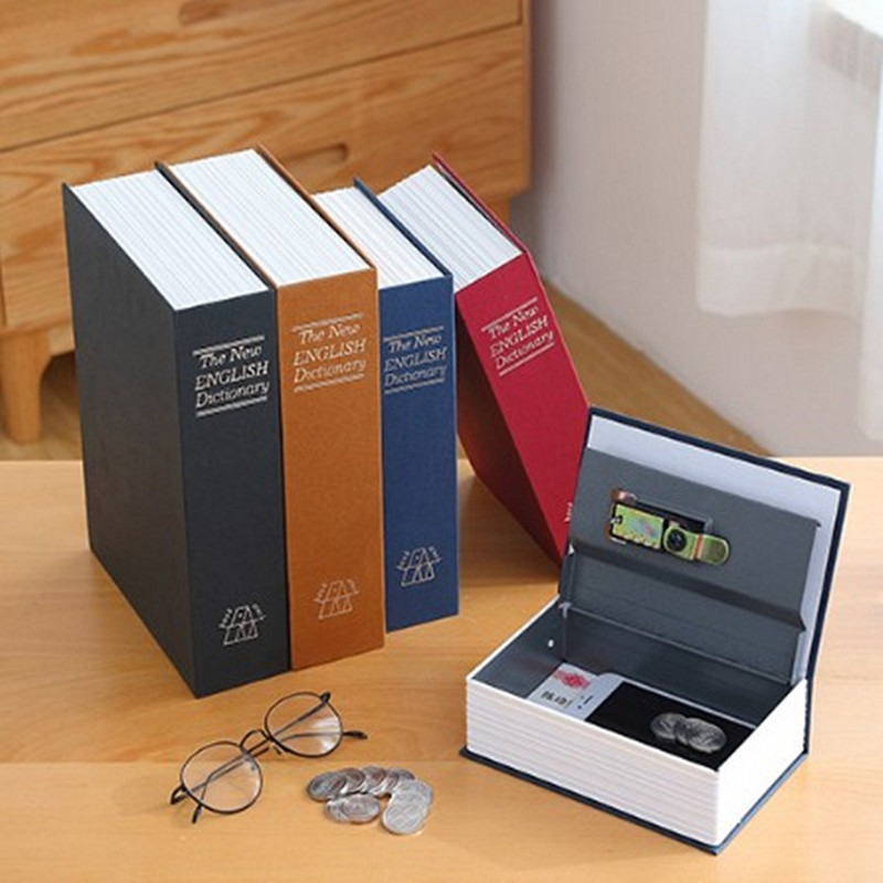Creative Mini Home Mot de passe Code livre coffre-fort Tirelire pour  enfants et adultes, livre coffre-fort d'économie d'Pot de Boîte, Boîte de