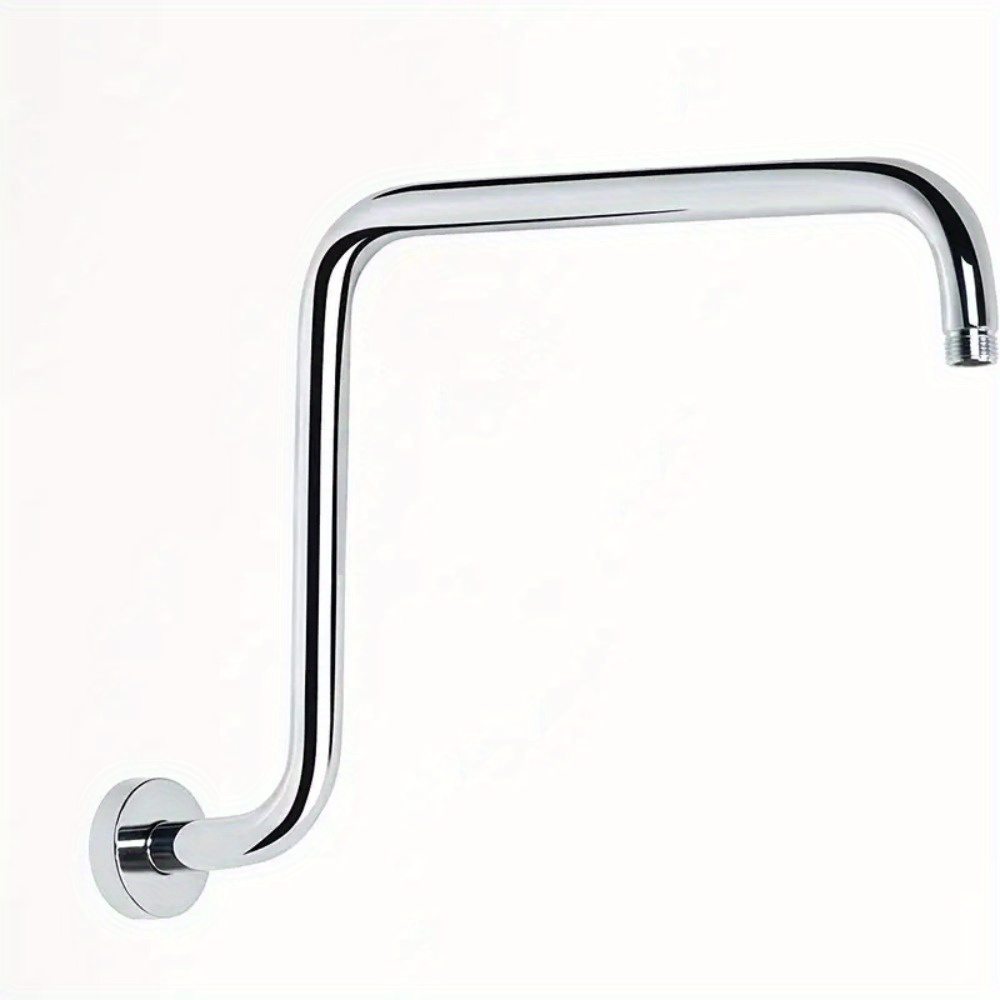 Shower Arm With Flange Shower Pipe Arm For Wall Mount Fixed - Temu