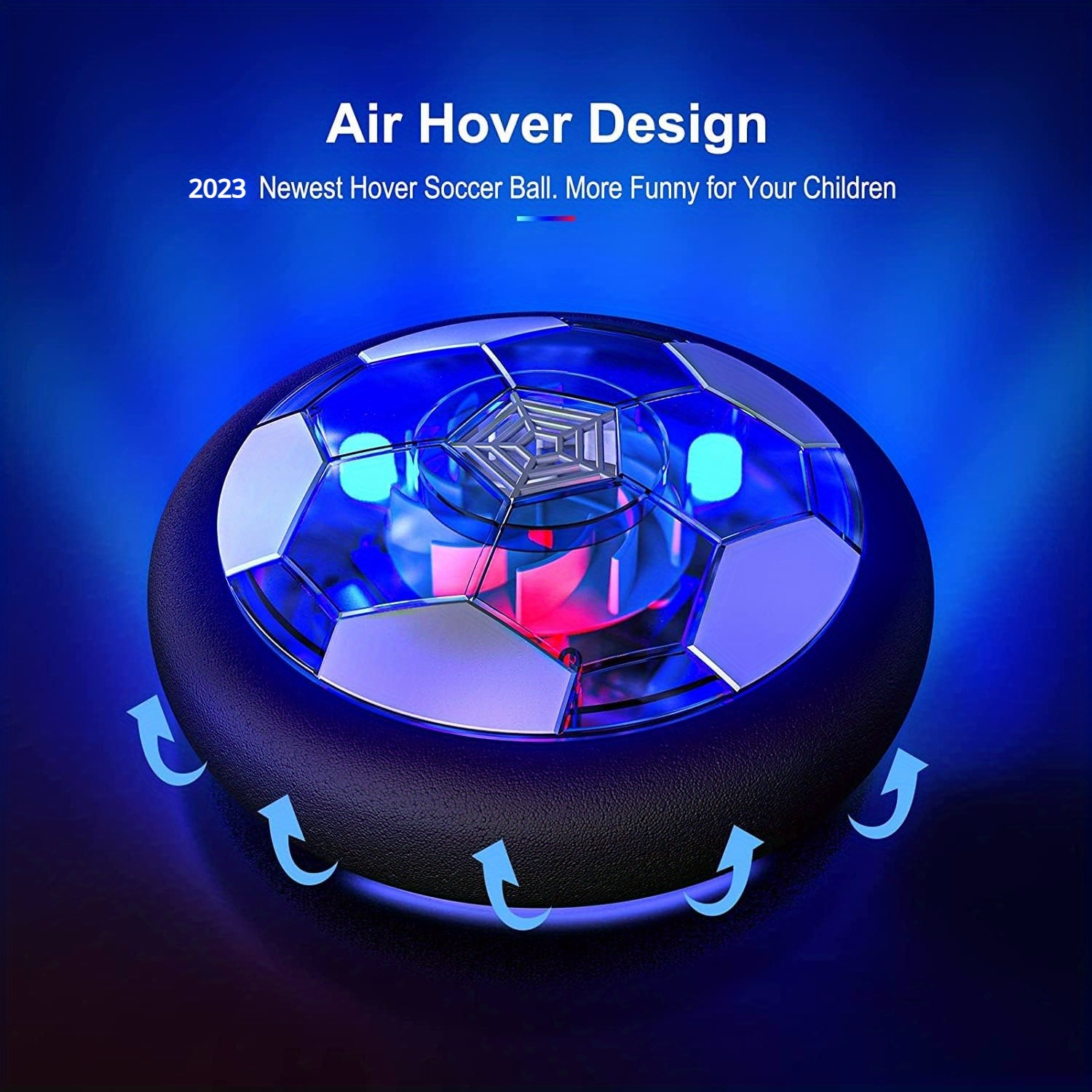 Soccer Toys For Children Flyball Colorful Led Lights Air Power