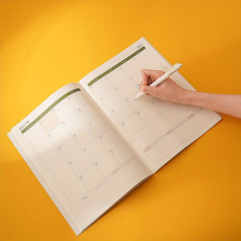 Jan 2024 Dec 2025 Monthly Planner Notebook Academic Weekly - Temu