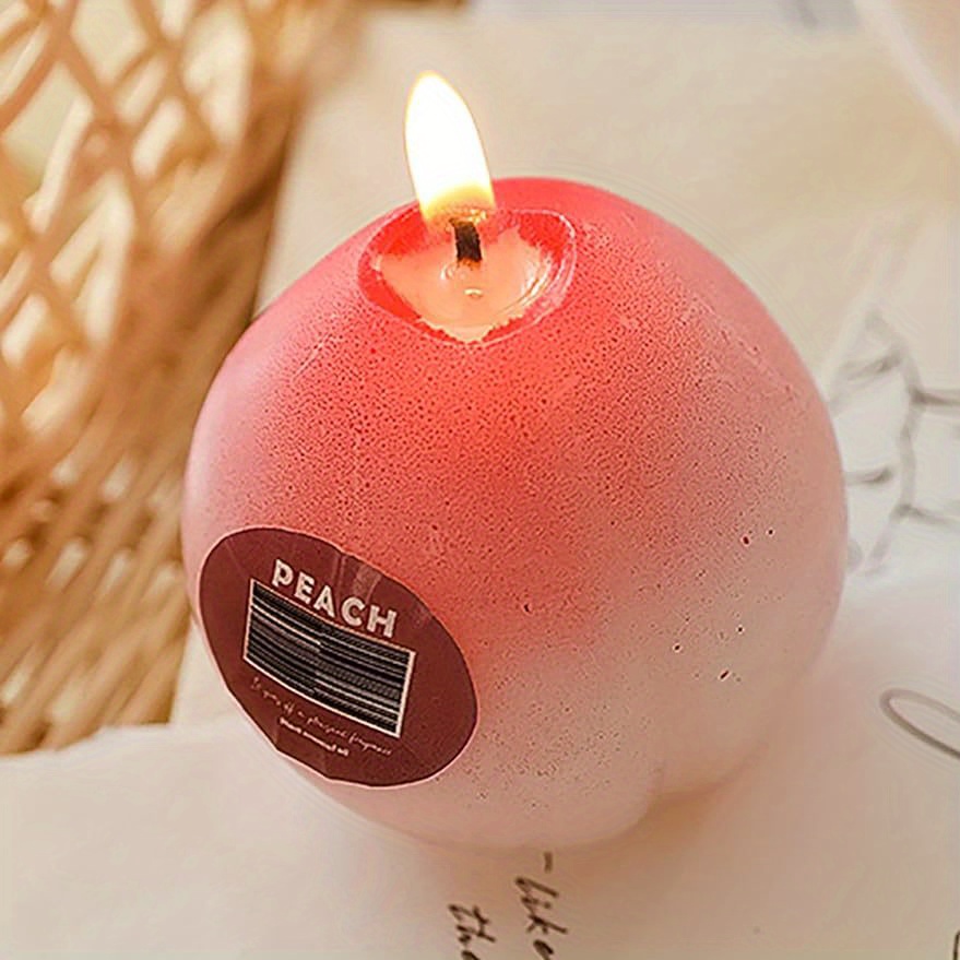 Private Label Pink Peach Novelty Art Aroma Candles Creative 3D Soy Wax Home  Decor Scented Candle Gift Set Box - China Candle and Candles price