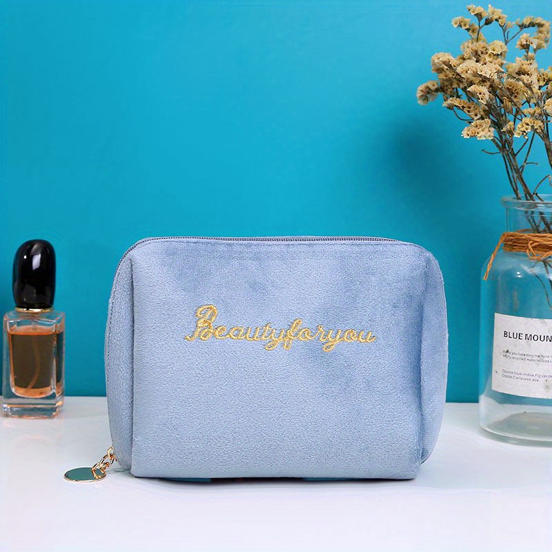 Minimalist Makeup Zipper Pouch Lightweight Storage Bag - Temu