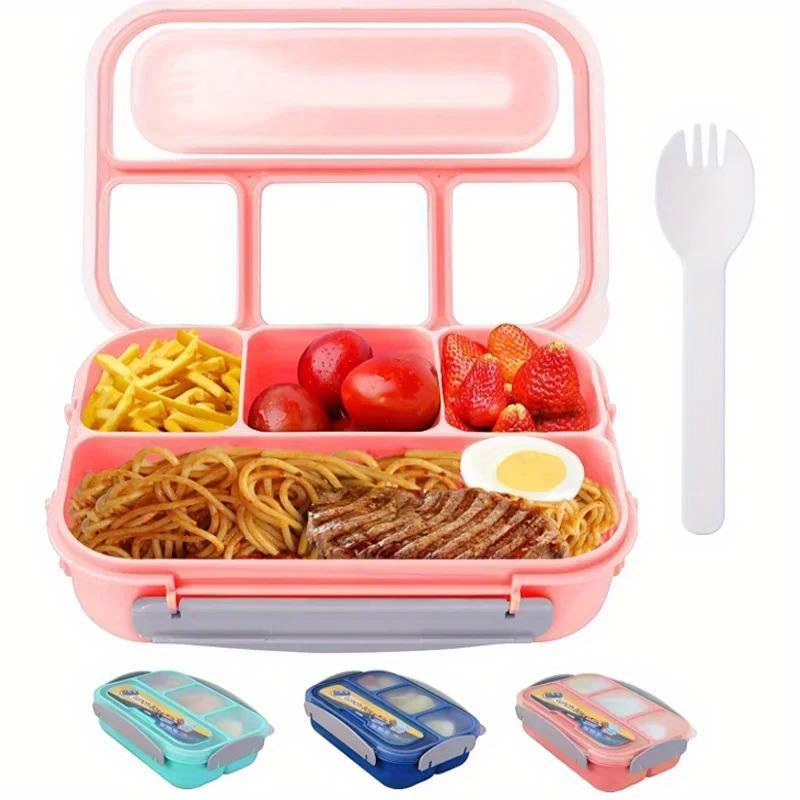 Lunch Box Grande Capacité Pour Adultes - Bento - Etanche Sans BPA - Boite  Repas Compartiment Double avec Couverts & Séparateurs - Micro-Ondes &  Lave-vaisselle - Travail/école 