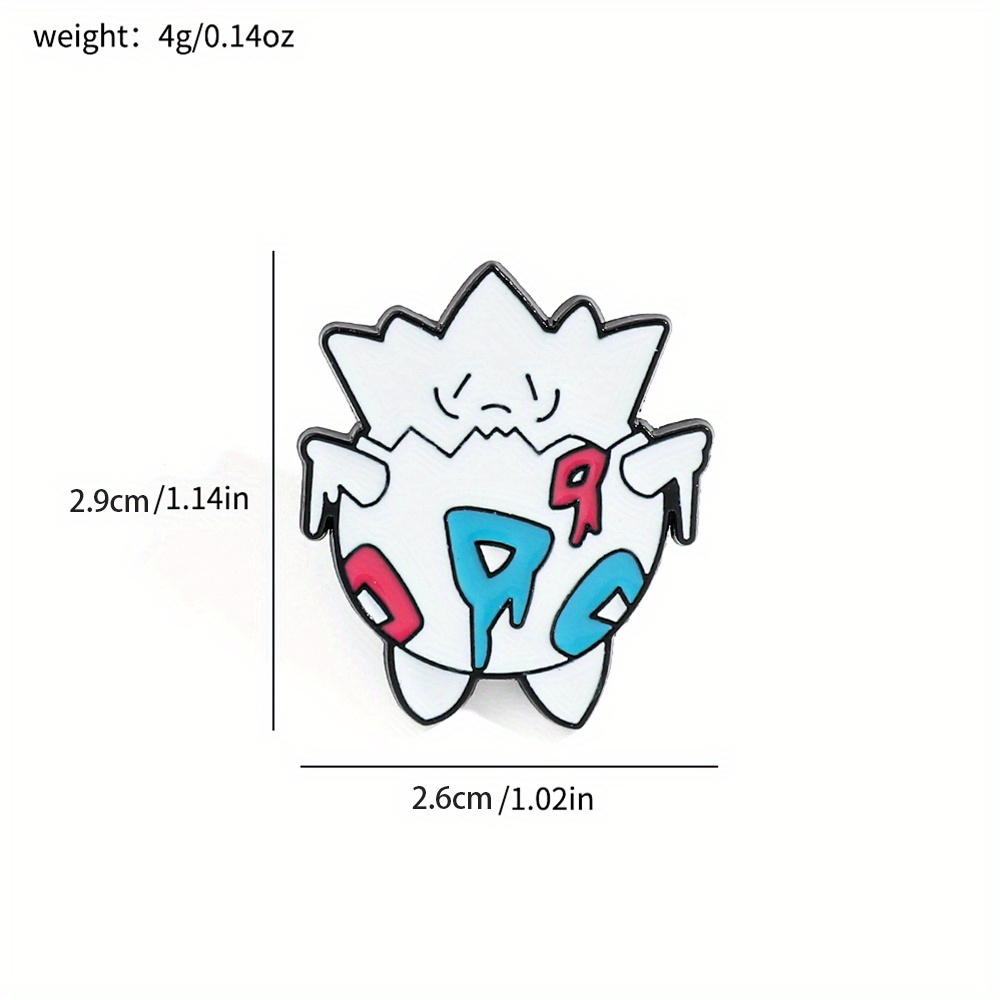 Anime Pokemon Brooch Pins Pikachu Tail Cute Fun Metal Brooches Harajuku  Jewelry