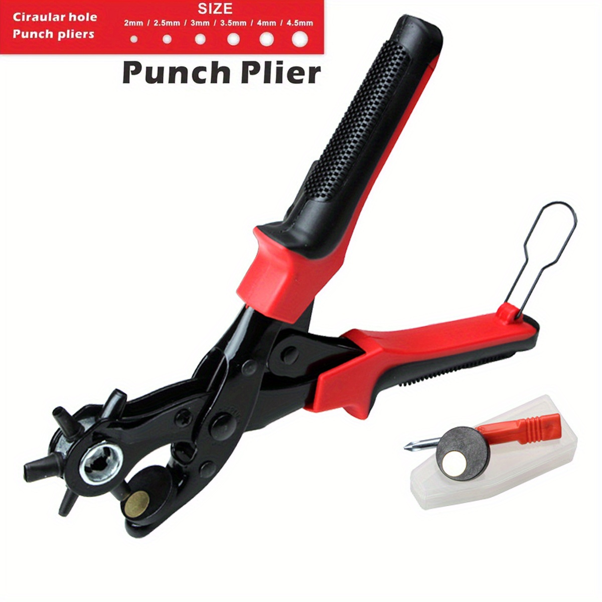 Leather Hole Punch Set Professional Belt Hole Puncher Kit - Temu