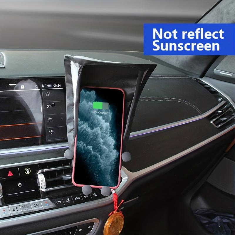 Car Mobile Phone Sunscreen Foldable Hot Stuck Screen Non - Temu