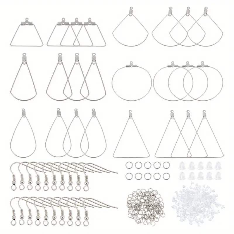 Earring Making Supplies Kit With Stainless Steel Earring - Temu