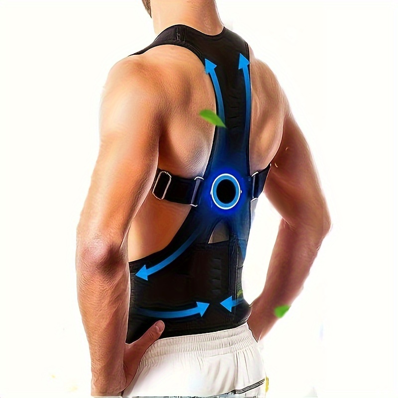 AOLIKES – ceinture de soutien lombaire antidérapante, bretelles de taille  respirantes, avec maille à 16 trous, pour le soulagement des douleurs du  bas