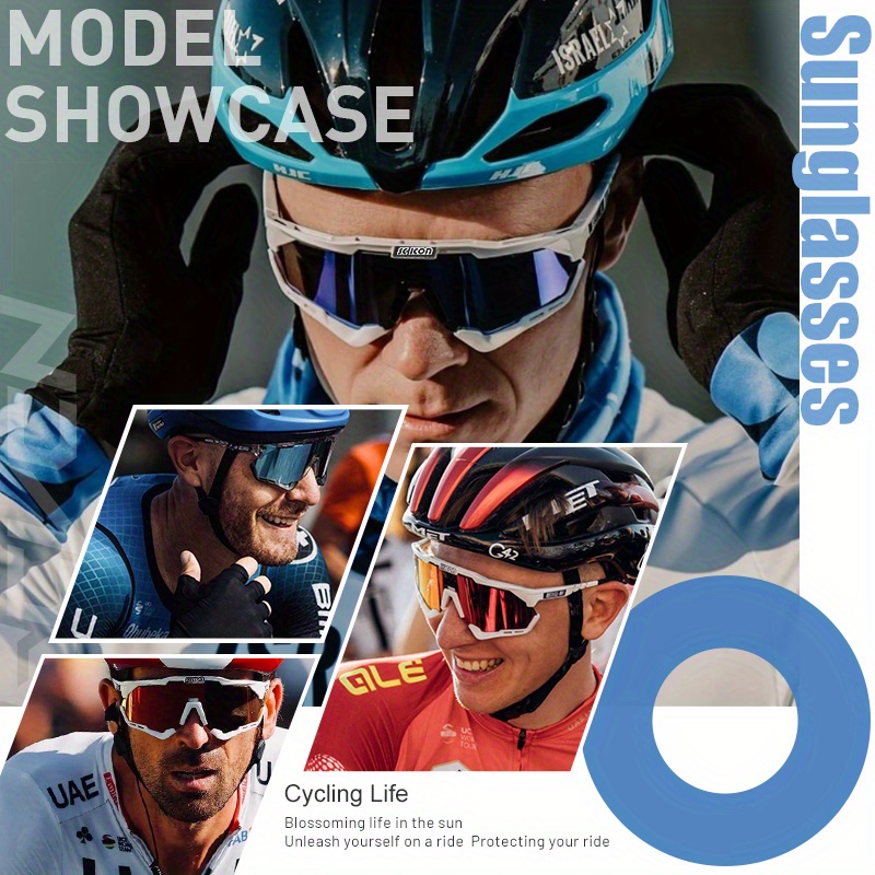 Gafas Ciclismo Hombre Mujer Gafas Bicicleta Montaña Gafas de Sol
