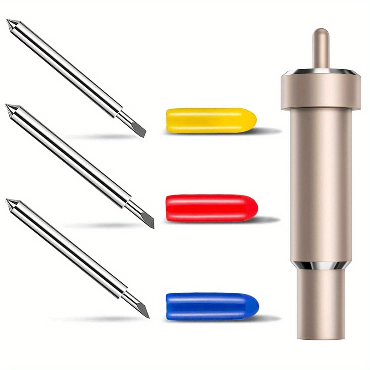 Blade With Hosing 30/45/60 Degree Sharp Blade Foam Chipboard Leather Cutting Tool Compatible With 3 / Air 2 / Air / 1 / Maker 3 / Maker Diy Craft