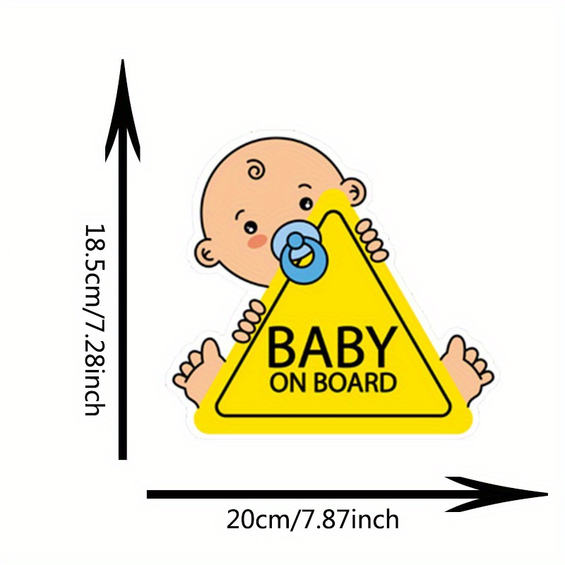 Bebé a bordo pegatina advertencia carrito bebé - TenVinilo