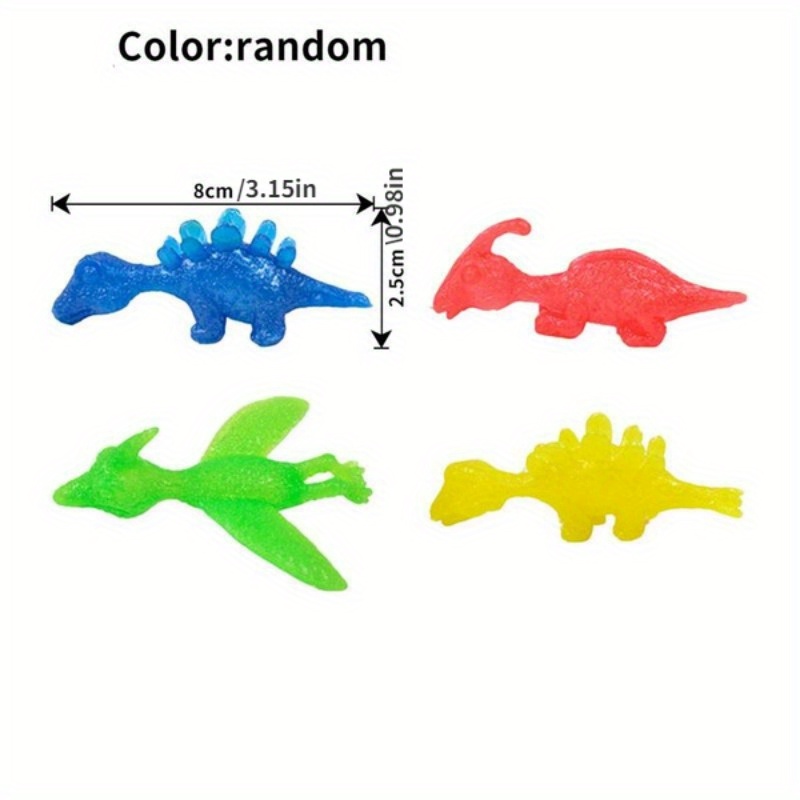 Random Color Slingshot Dinosaur Fingers Toys Flight Games - Temu