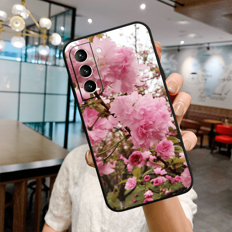 Beautiful Flowers Case for Samsung Galaxy S10 S10+ S10 Lite S20 S20+ S20  Ultra S20FE S21FE S22 S22+ S22Ultra S23 Ultra Straight Around Protection 
