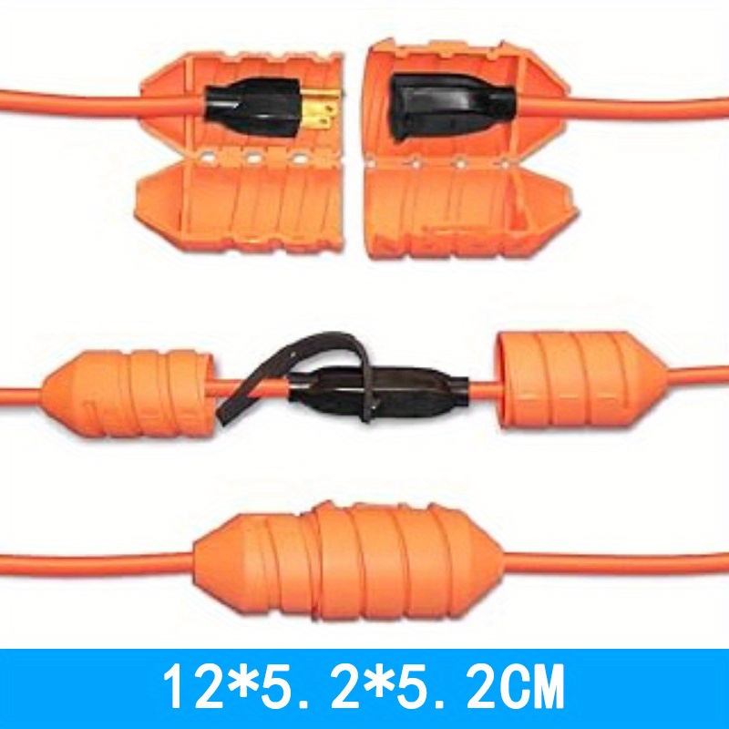 Outdoor Extension Cord Cover Orange/green Weather Resistant - Temu