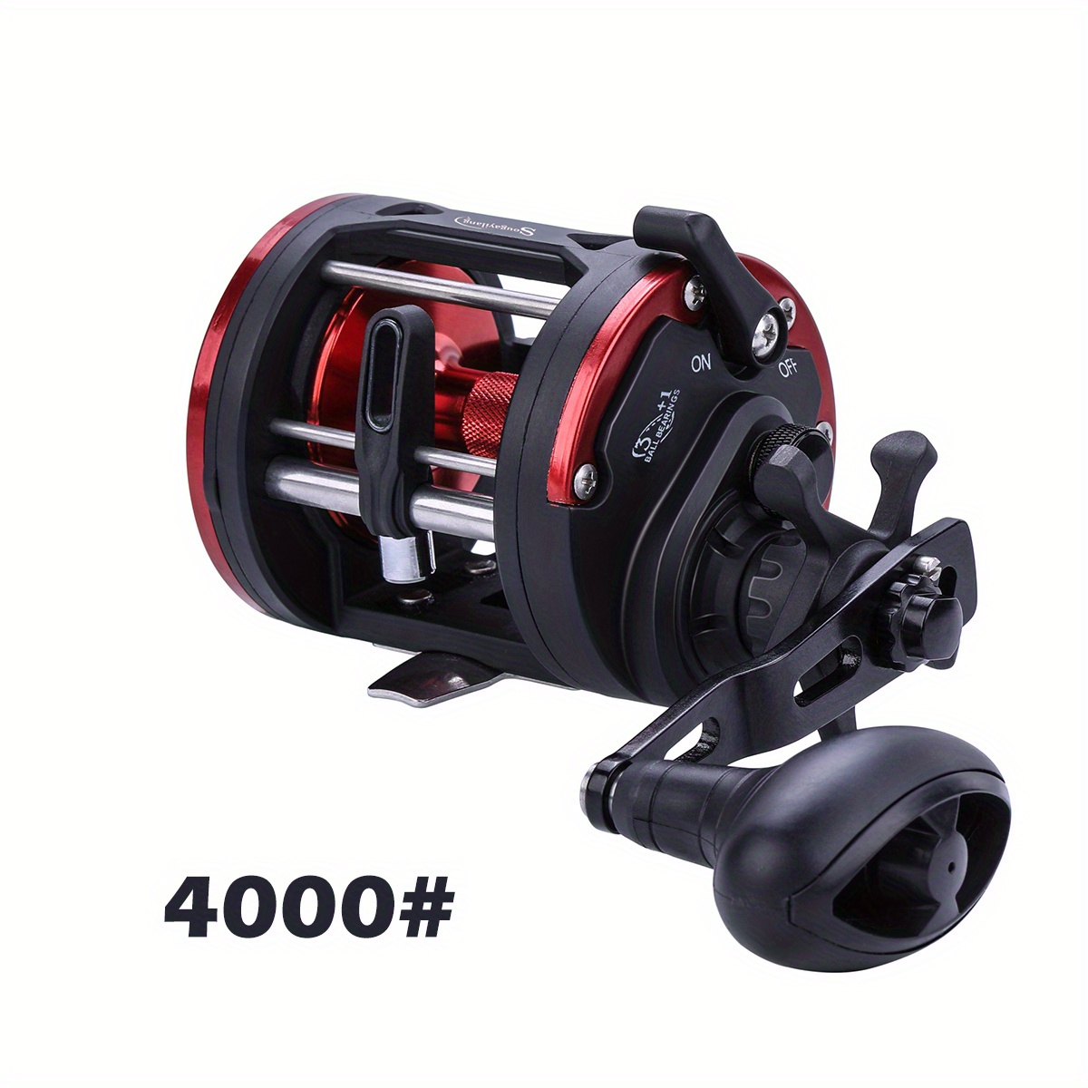 Sougayilang Trolling Fishing Reels Super Strong Max Drag 25kg Right Hand  Trolling Fishing Reels for Sea Boat Saltwater Fishing