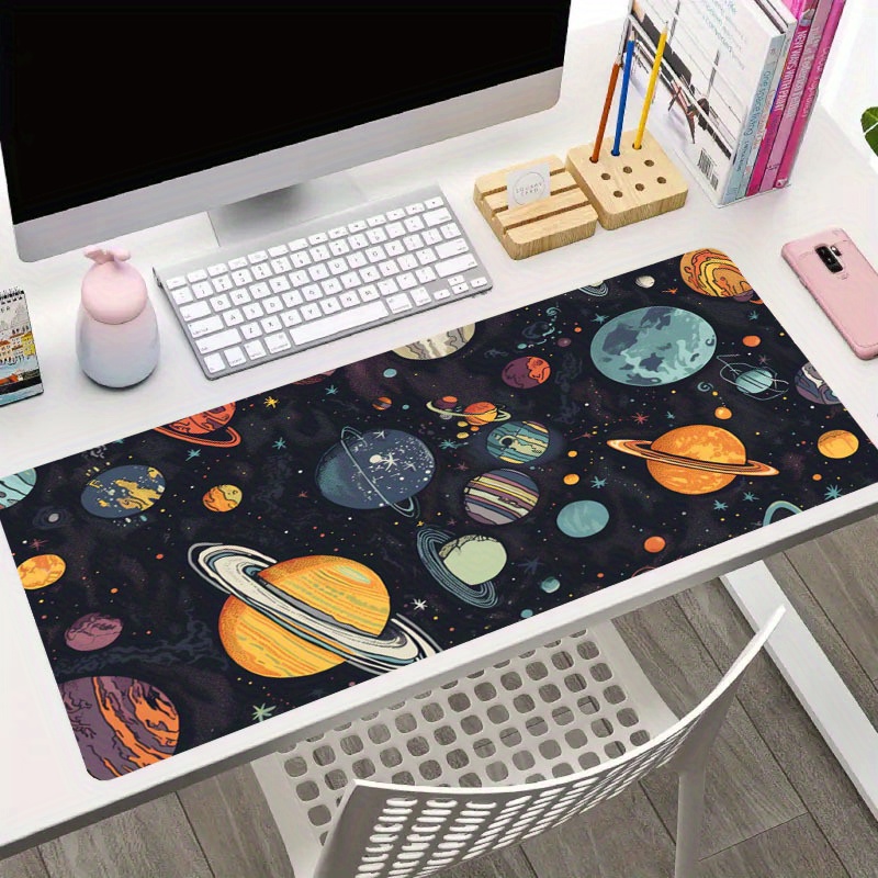 May June Gemini Constellation - Tappetino per mouse da ufficio, in gomma