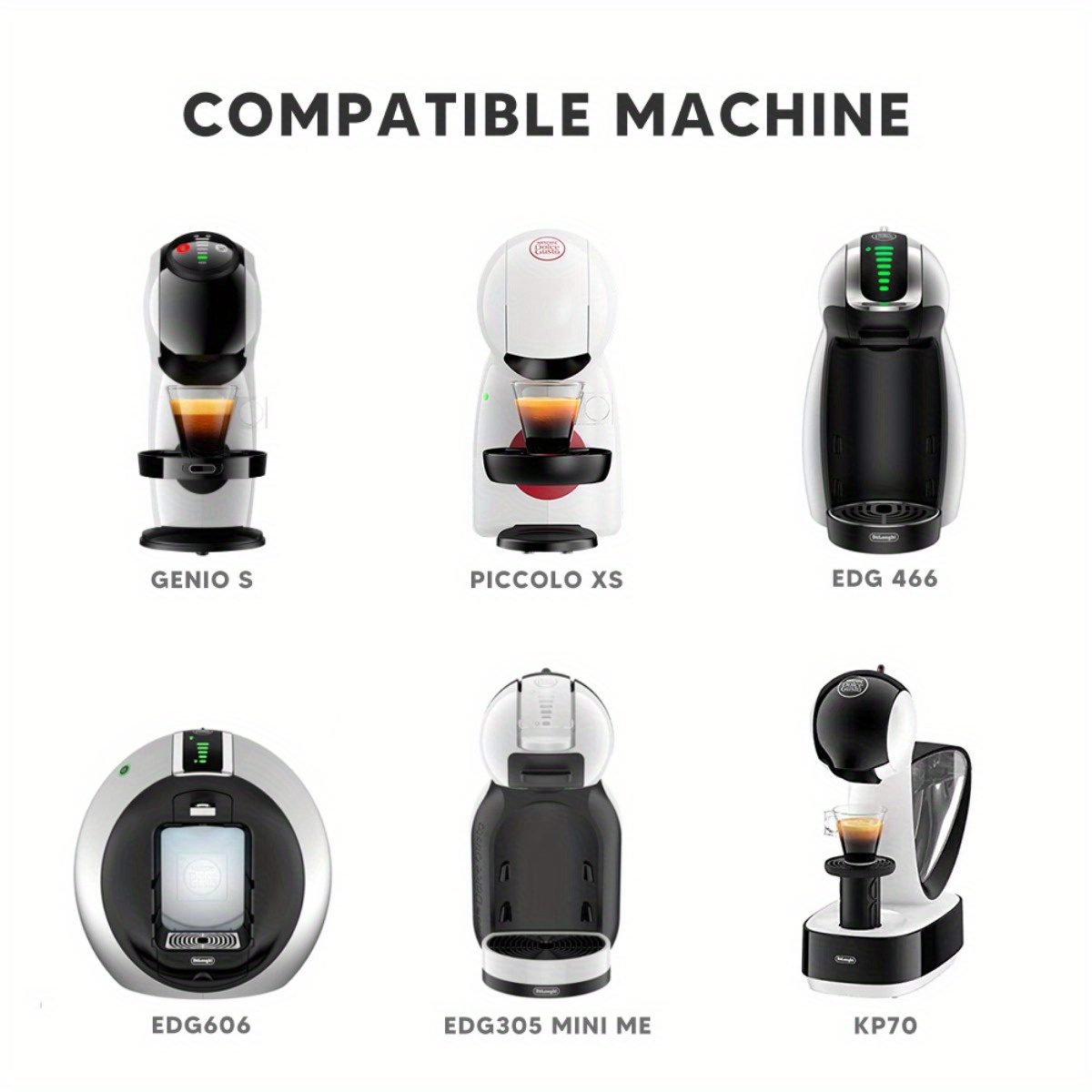 Adaptador Reusable Para Cafeteras Dolce Gusto, Modelos: Piccolo, Mini Me y  Genio - Kaffe Inka