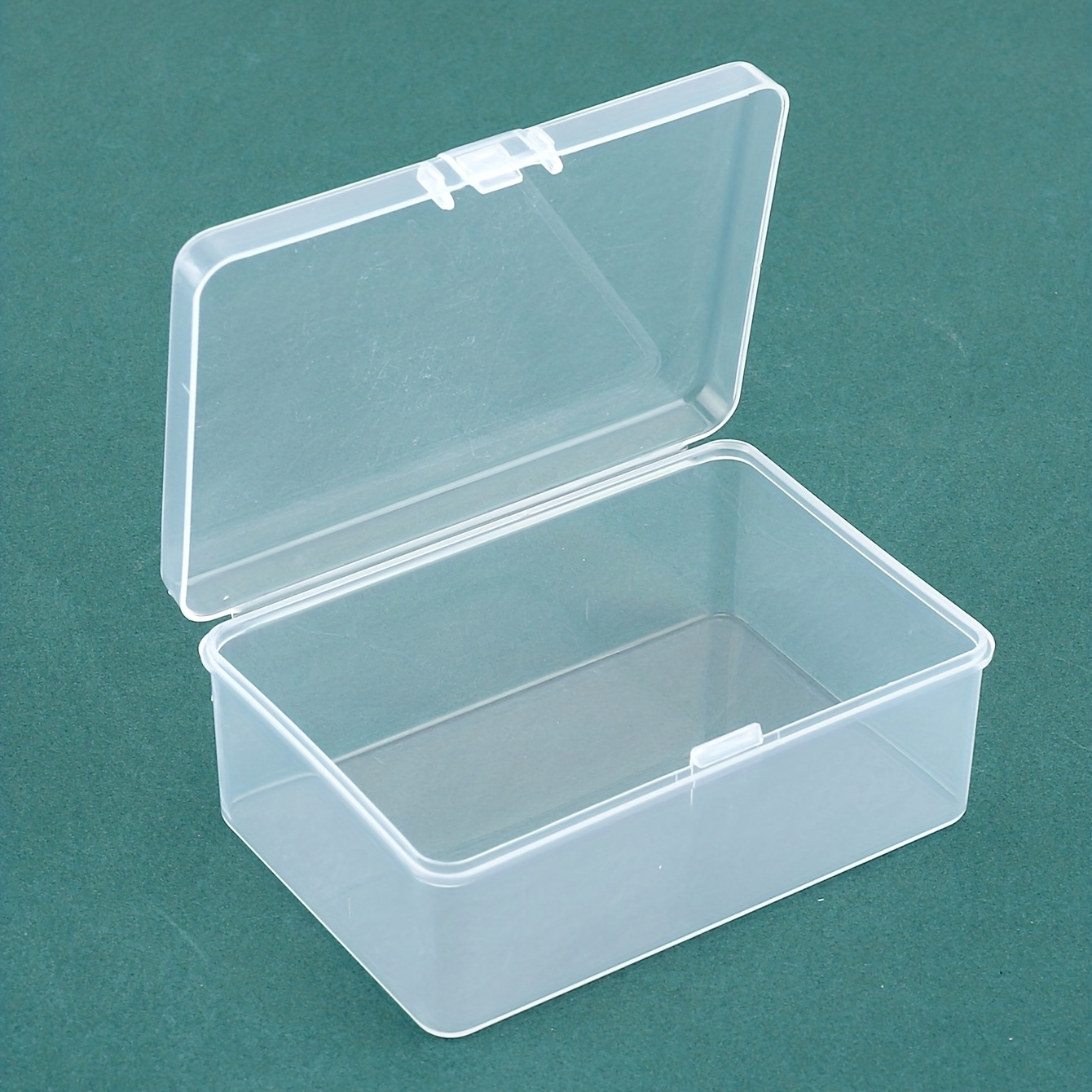 Mini Boxes Rectangle Clear Plastic Jewelry Crafts Storage Case Container  Square Collection Display Small Packing Box Dustproof