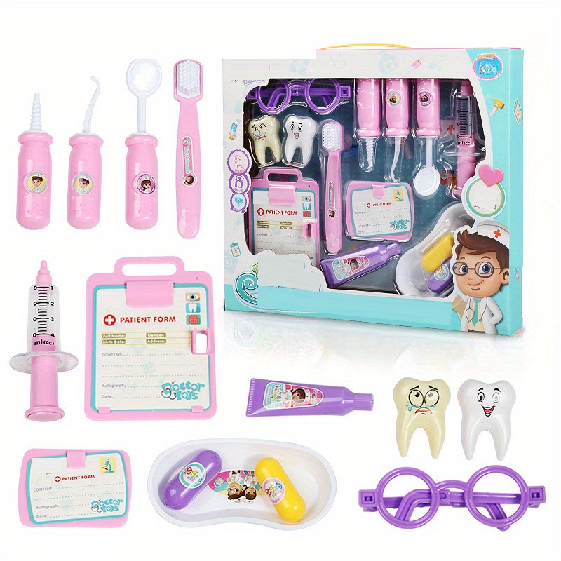 Wontool médecin pour Enfant - Kids Pretend Dentist Playset Toys