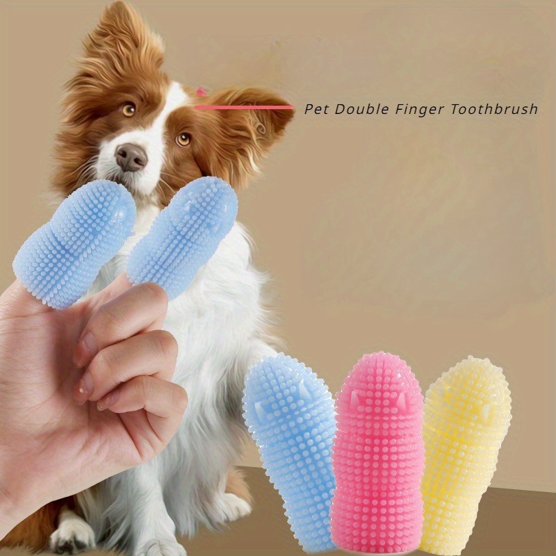 Dog toothbrush deals glove