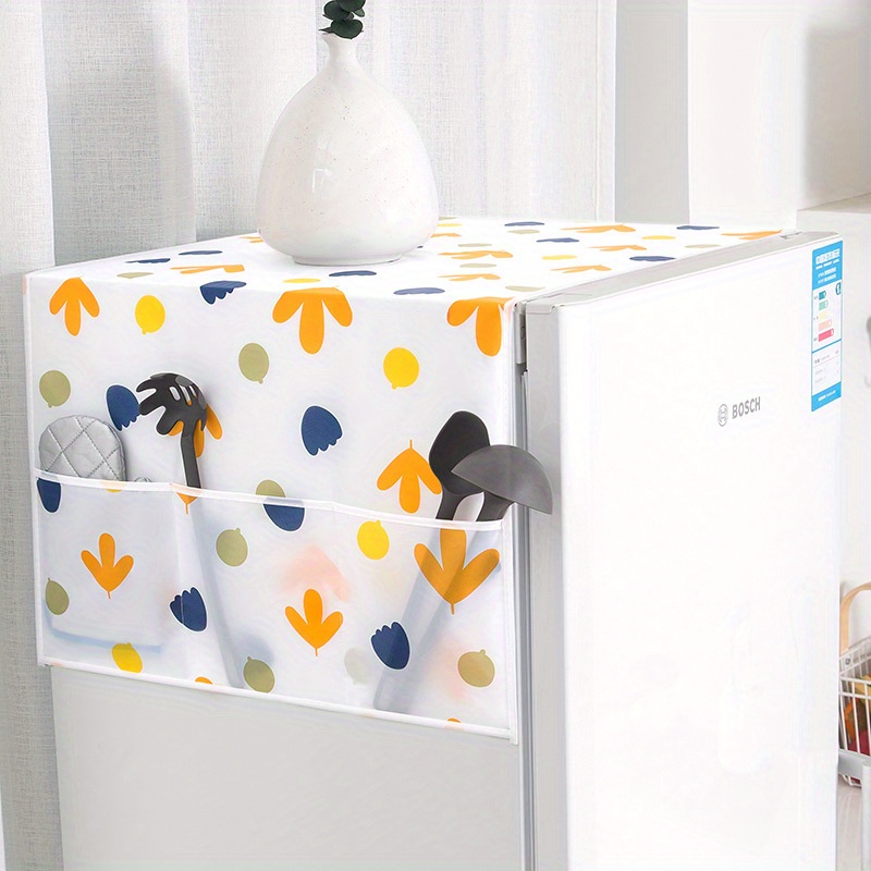 Peva Refrigerator Cover Cloth Dust Cover Refrigerator - Temu