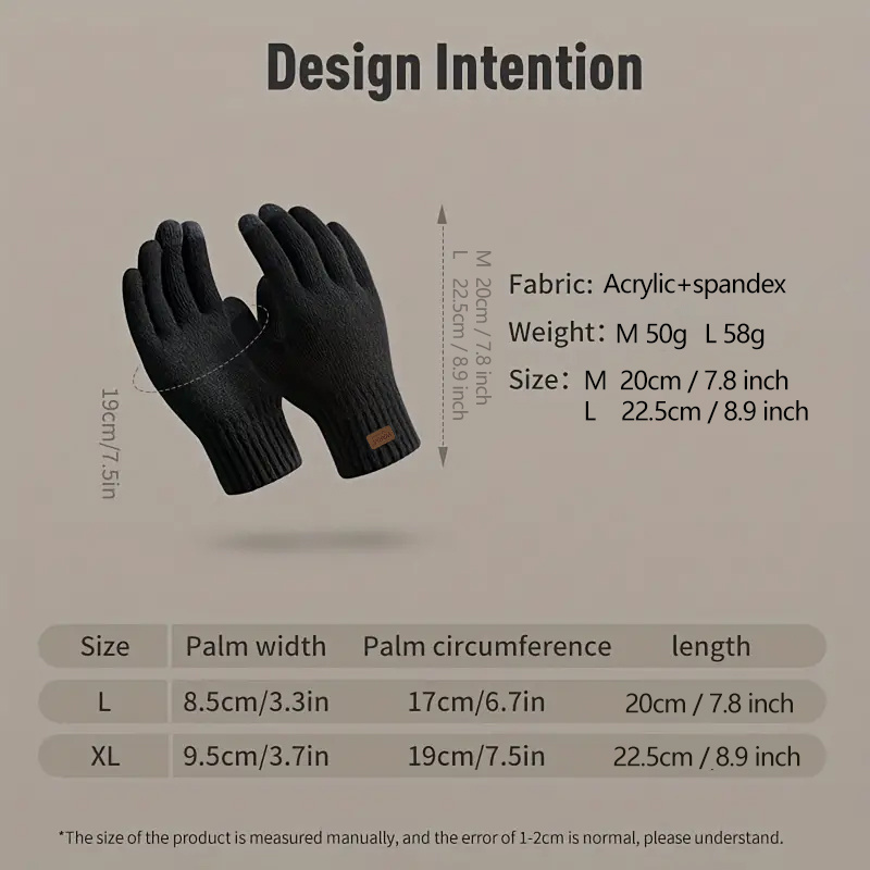 Gants hiver WINTERTOUCH 2.1 Taille M Couleur Noir