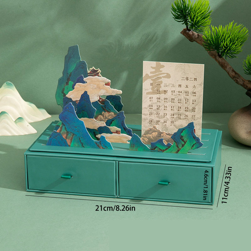 2024 Thousand Miles Calendar Multifunctional Landscape - Temu