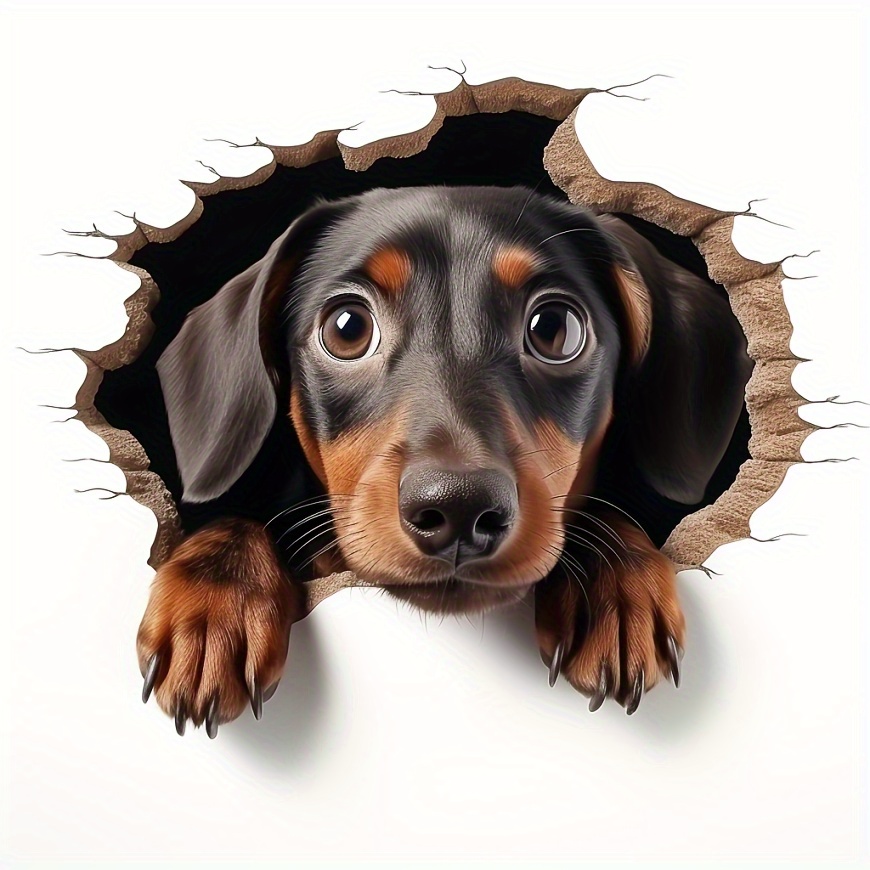 Dachshund Halloween Decal, Dachshund Sticker, Dachshund Car Decal