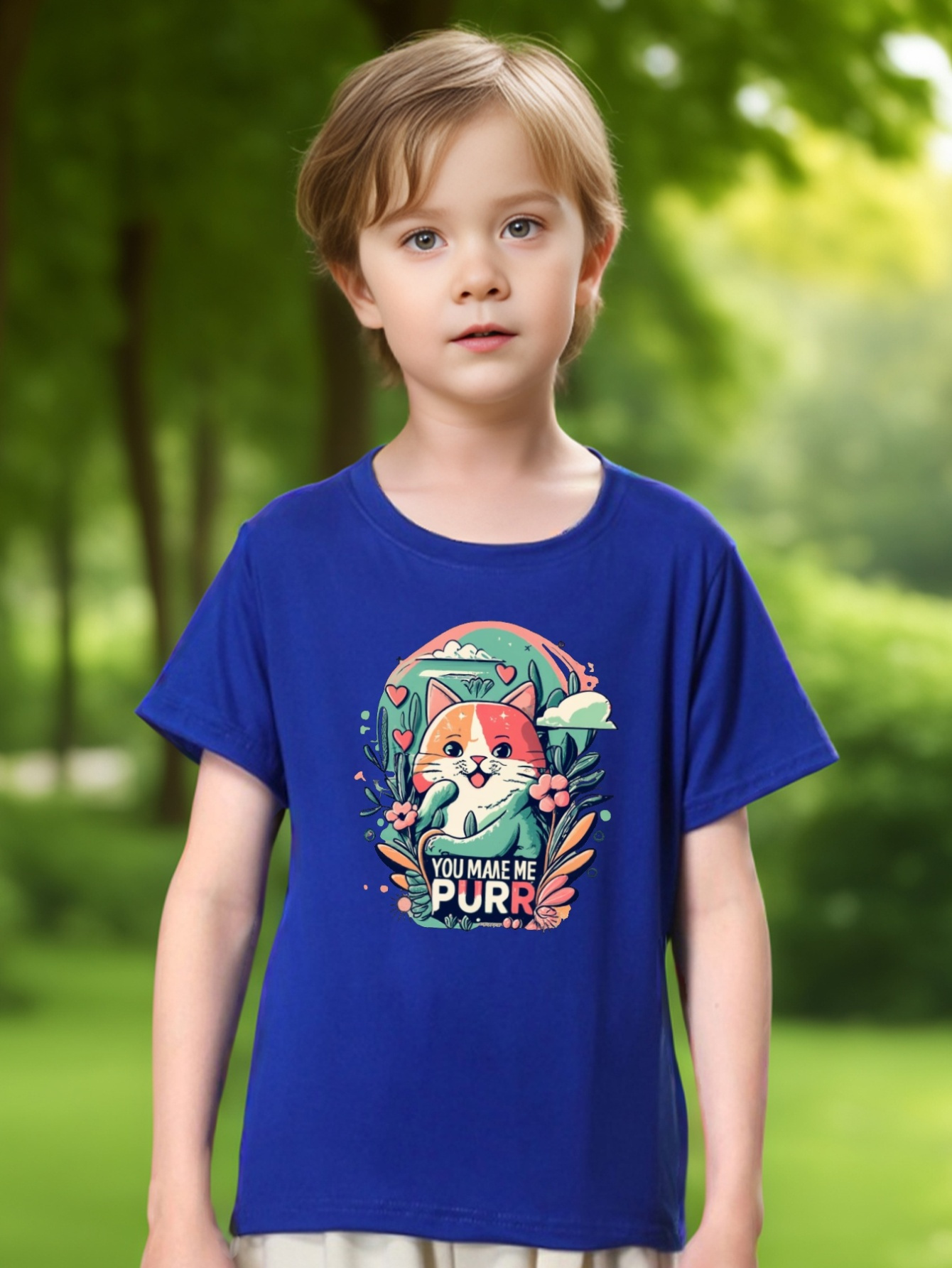 Fish Print Boys Creative T shirt Casual Comfy Short Sleeve - Temu