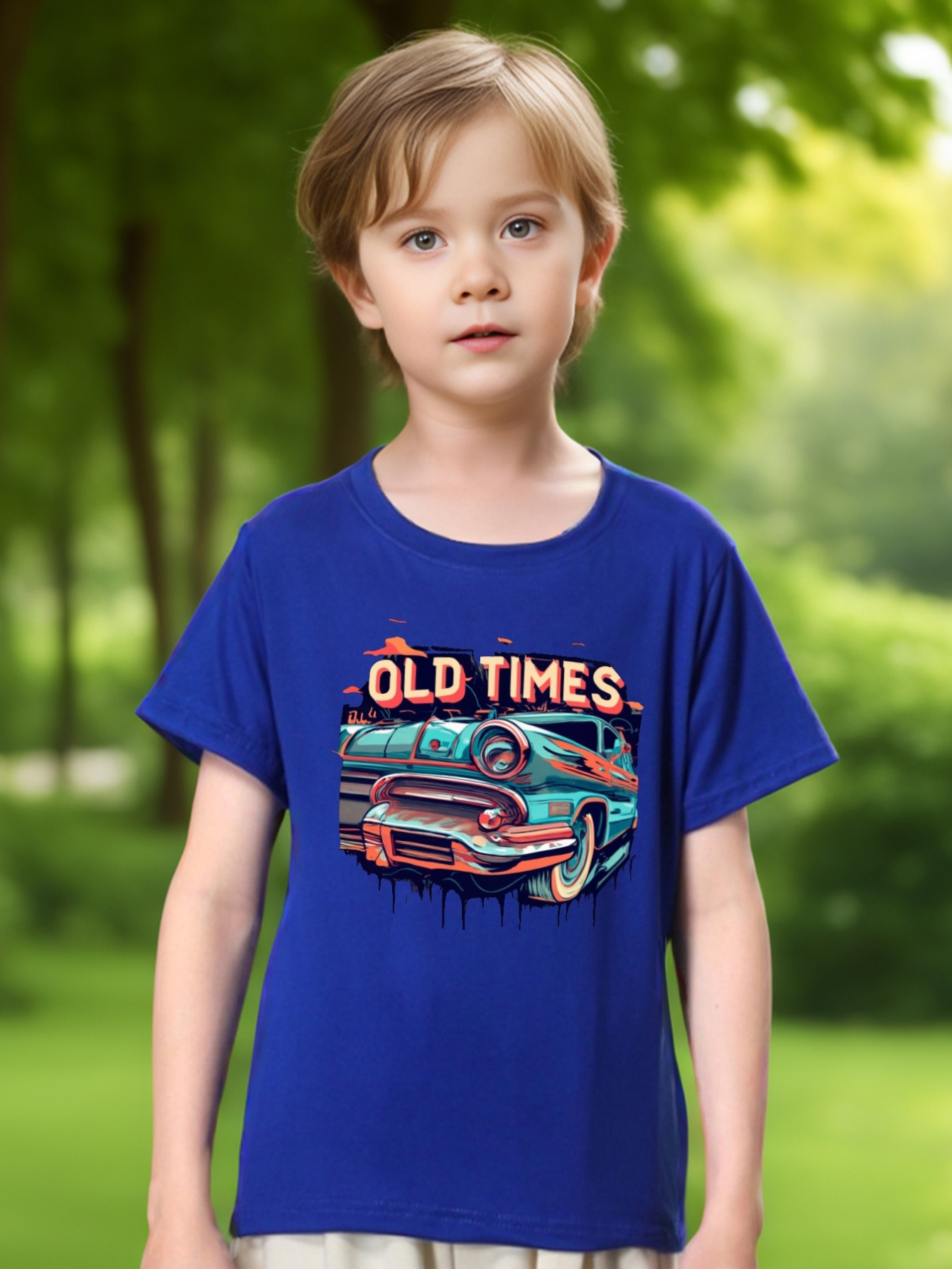 retro bask l t shirt cocuklar i cin trendy k sa kollu Temu Turkiye