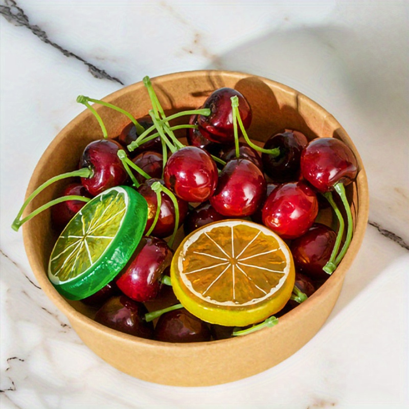 Disposable Paper Bowls Square Thickened Kraft Paper Lunch - Temu