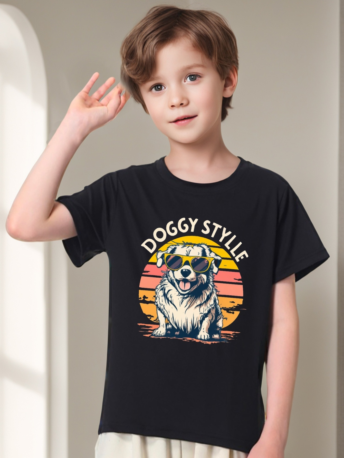 Retro Gamer Camiseta Manga Corta Niños Top Casual Verano - Temu Mexico