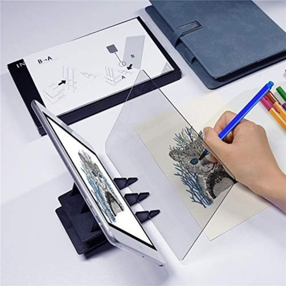 Optical Clear Drawing Board Portable Optical Tracing Board Image