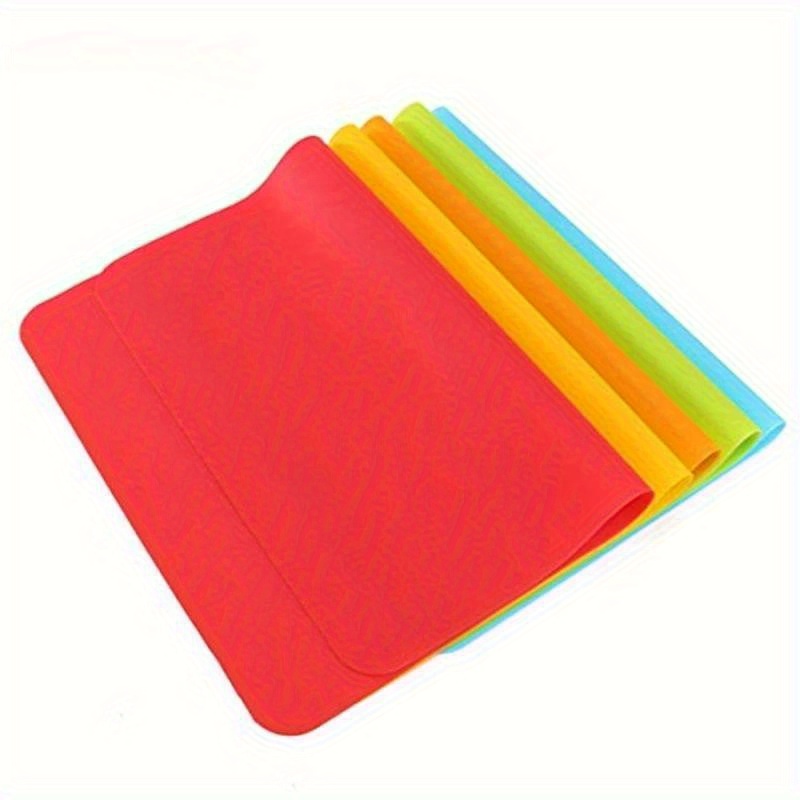 

1pc Rectangle 30*40cm Silicone Place Mats Heat Resistant Non Slip Table Mats For Diy Resin Crafting Clay Craft Making Silicone Pad