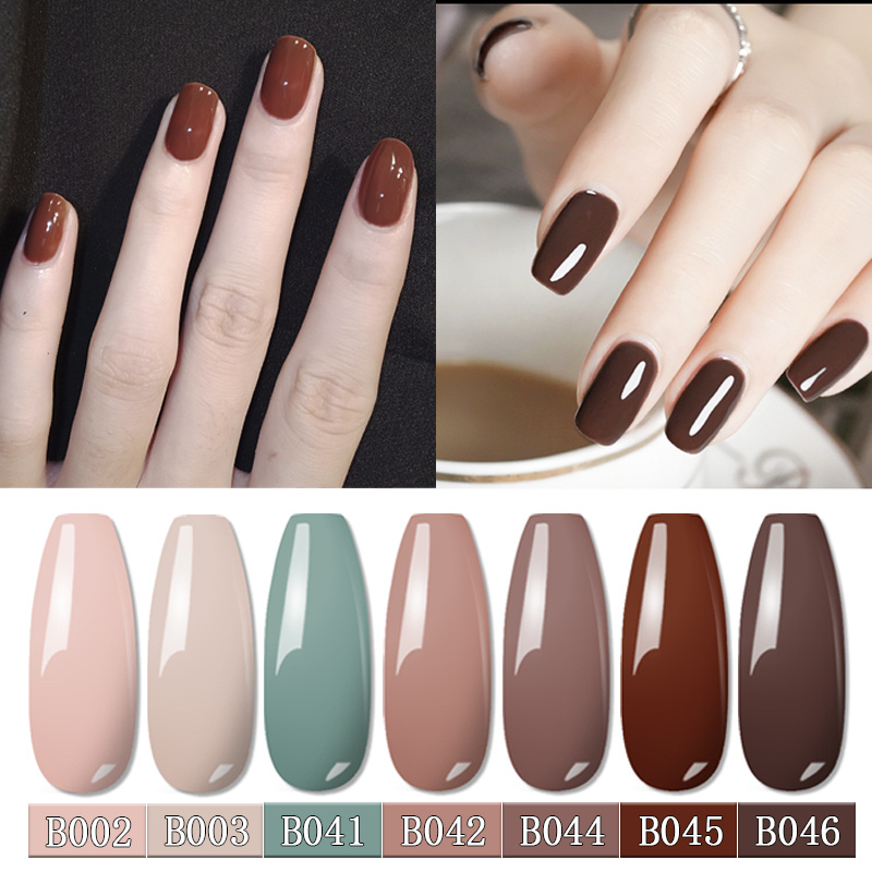 Elite99 Nueva Llegada Café Marrón Colores Serie Gel Esmalte De Uñas  Maravillosa Serie De Color Marrón Superficie Brillante UV LED Esmalte De  Gel 10ml Por Blueberry01, 44,11 €