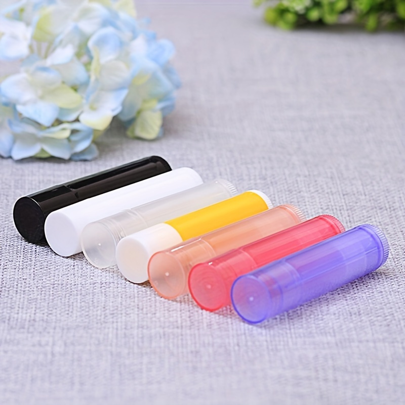 

10pcs Lipstick Tube Lip Balm Containers Empty Cosmetic Containers Travel Makeup Accessories 5g