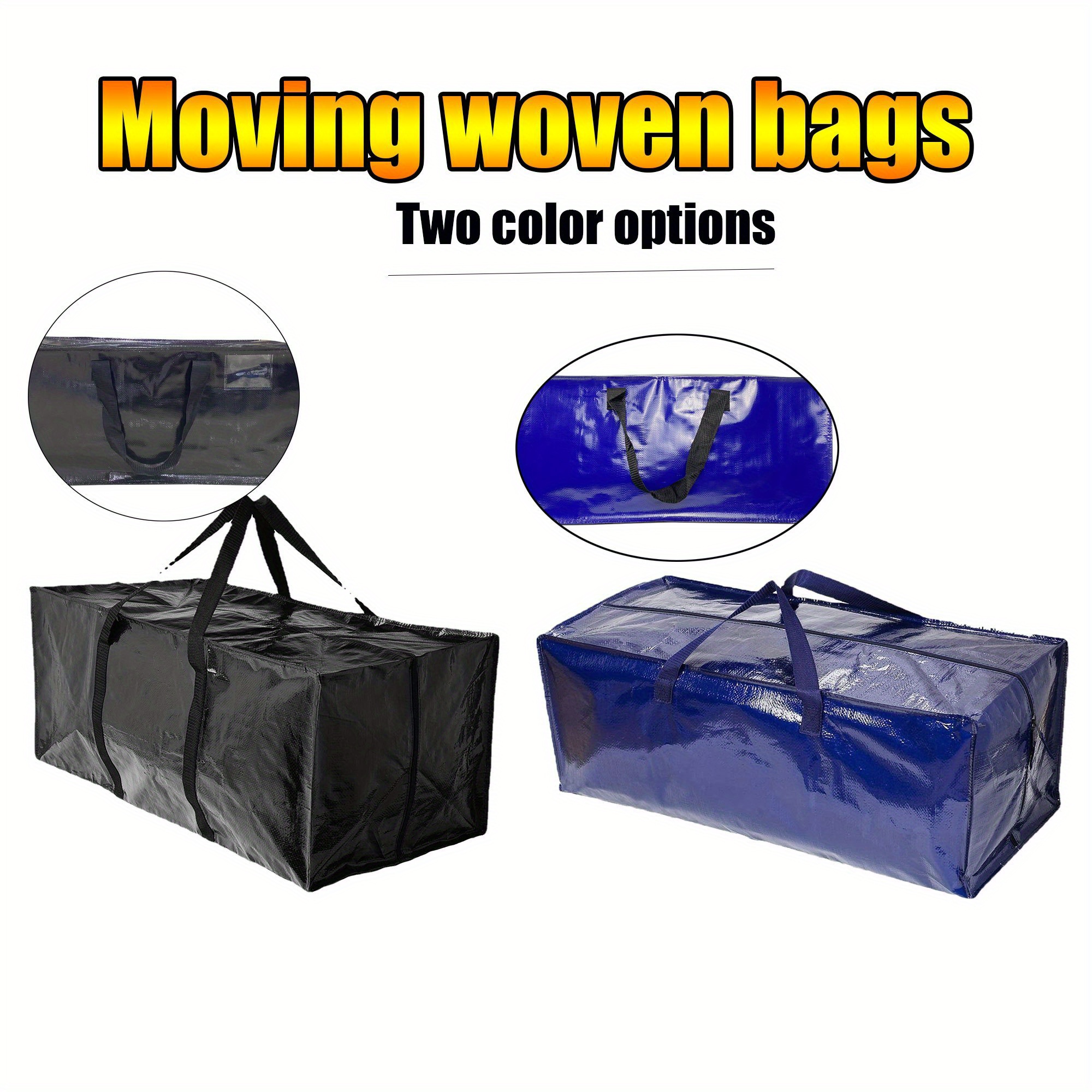 Plastic Woven Bag For Moving Packing Traveling Luggage - Temu