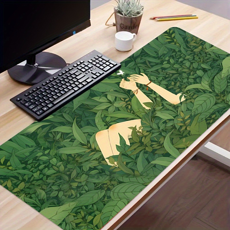 Green discount desk mat