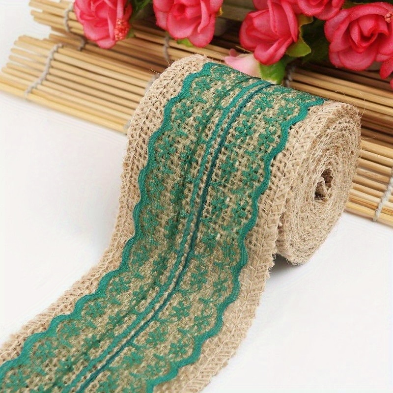 Natural Jute Jute Hessian Ribbon Lace Decorations Tape - Temu New Zealand