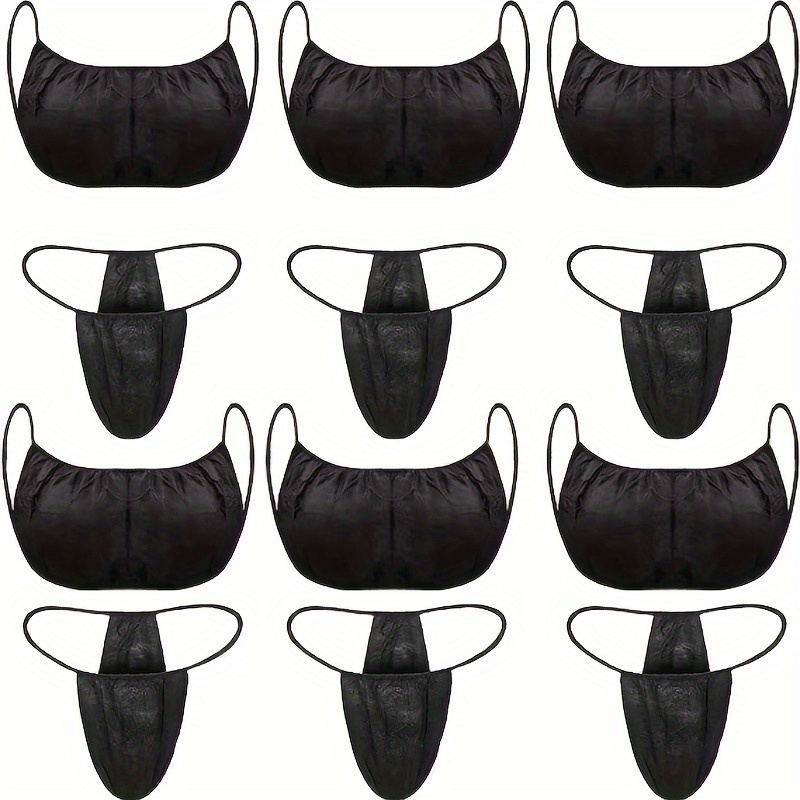 40PCS (20 each) Disposable Women T-Back Thong Underwear & Bras for