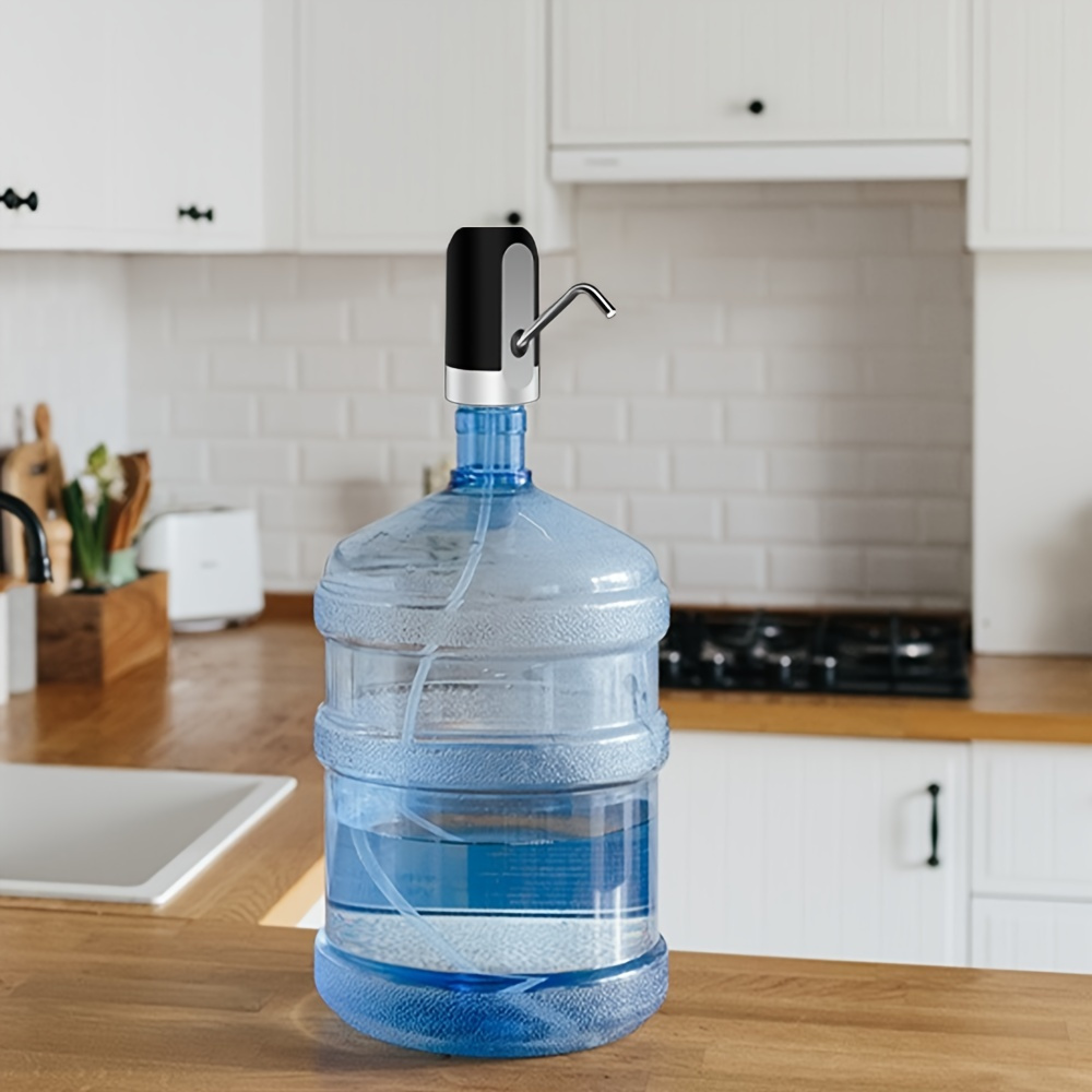  Bomba de agua para botella de 5 galones, dispensador eléctrico  de botella de agua Feeliy con carga USB y bloqueo para niños : Herramientas  y Mejoras del Hogar