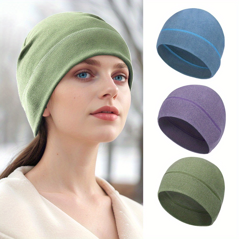 1 Pièce Bonnet Épaissi D'hiver Pour Femmes, Chapeau Tricoté Chaud