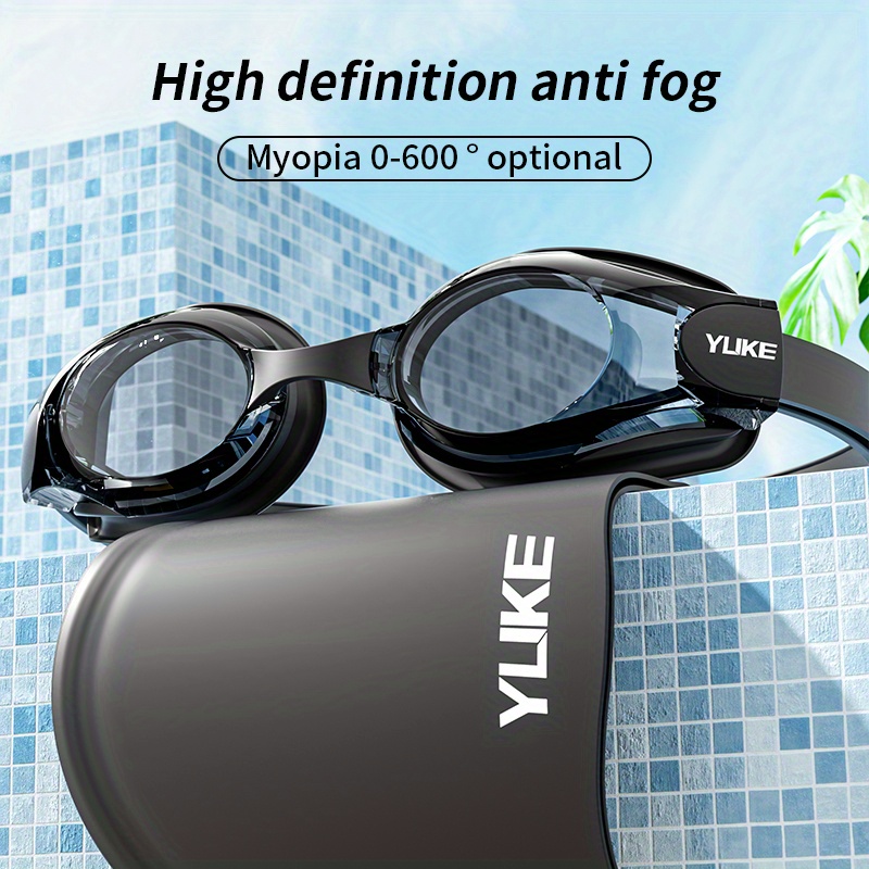 Unisex Swimming Goggles Waterproof Anti fog Swimming Glasses - Temu