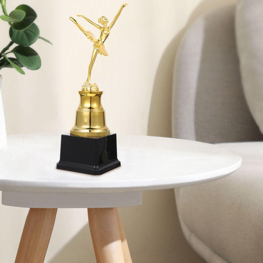 Golden Ballet Trophy Plastic Dance Party Winner Rewards