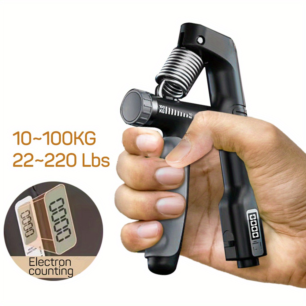 Hand Grip Strengthener 10-100kg Adjustable Hand Gripper With